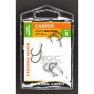 Гачки для риболовлі, GC Carper, 8шт/уп, колір BN, розмір №6
